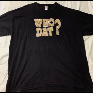 WHO DAT Saints Tshirt